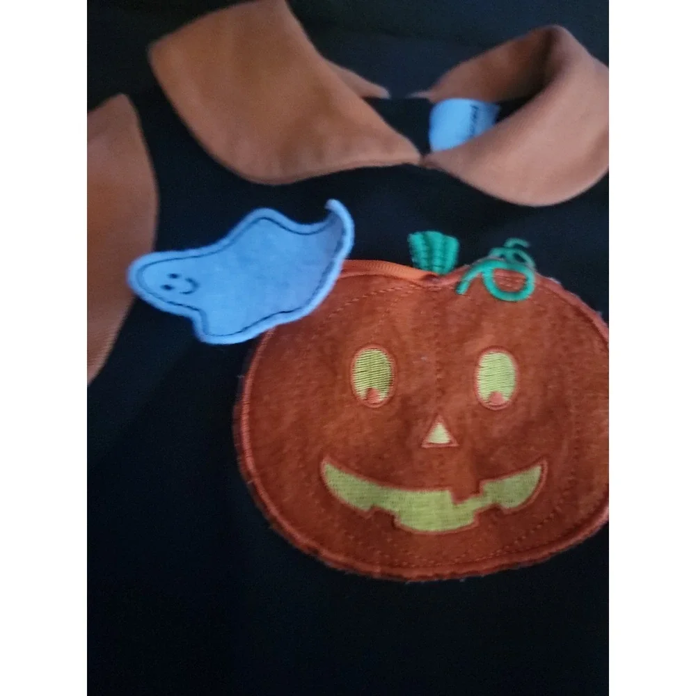 Rare editions Halloween ghost pumpkin dress and leggings size 24 months